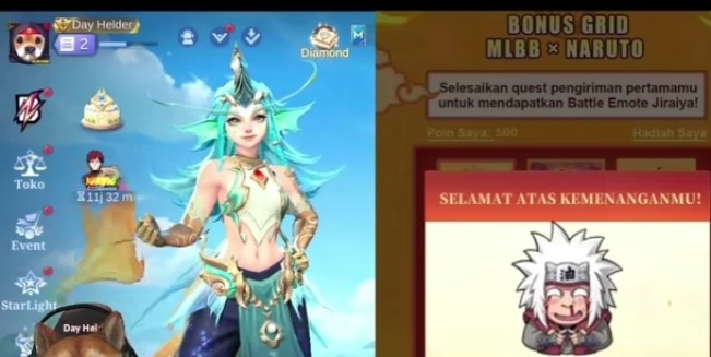 Ilustrasi kode Redeem ML. [Instagram]